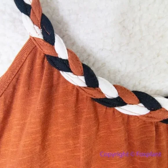 New! Marine‎ Layer Andrea Knit Midi Dress in Baked Clay, size M - Picture 7 of 16